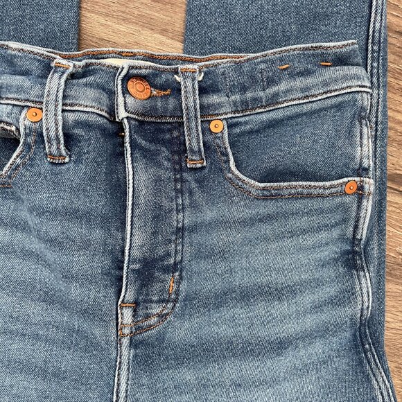 MADEWELL Jeans STOVEPIPE Straight 26 High Rise Stretch J Crew - Picture 11 of 11